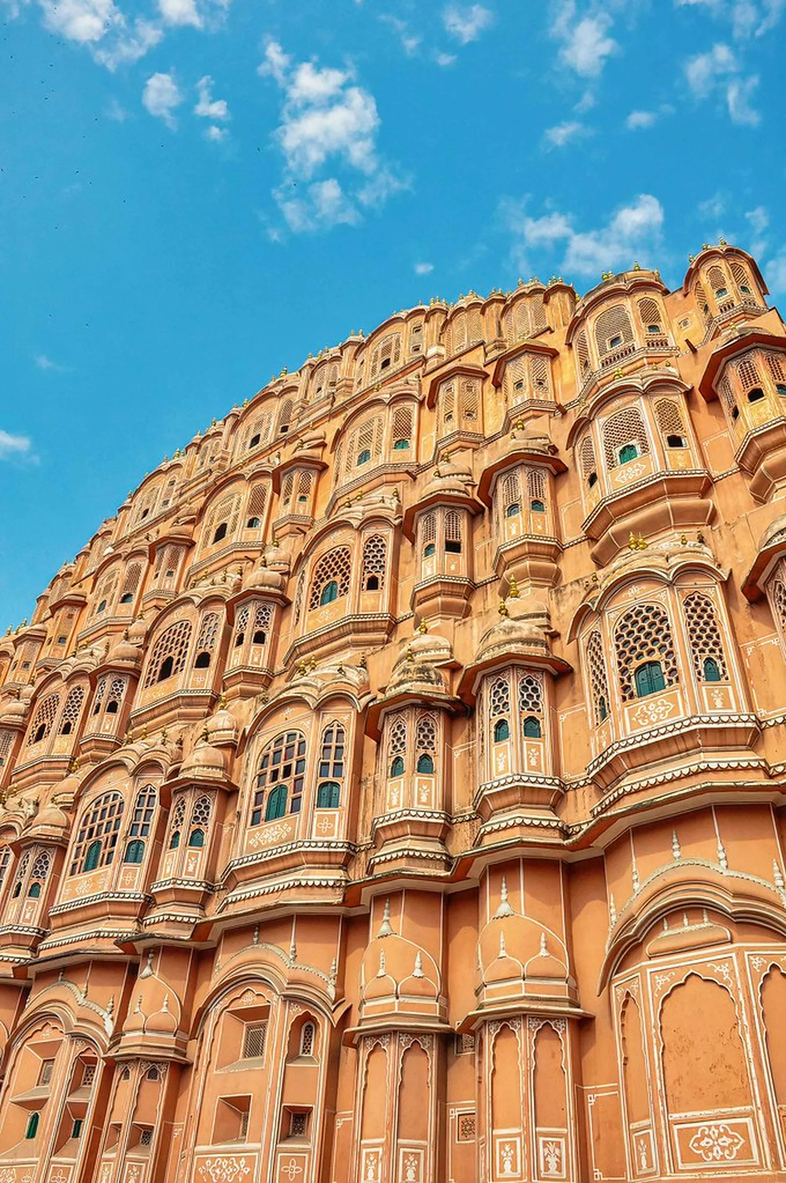 Hawa Mahal Palace of Winds facade in Jaipur, India