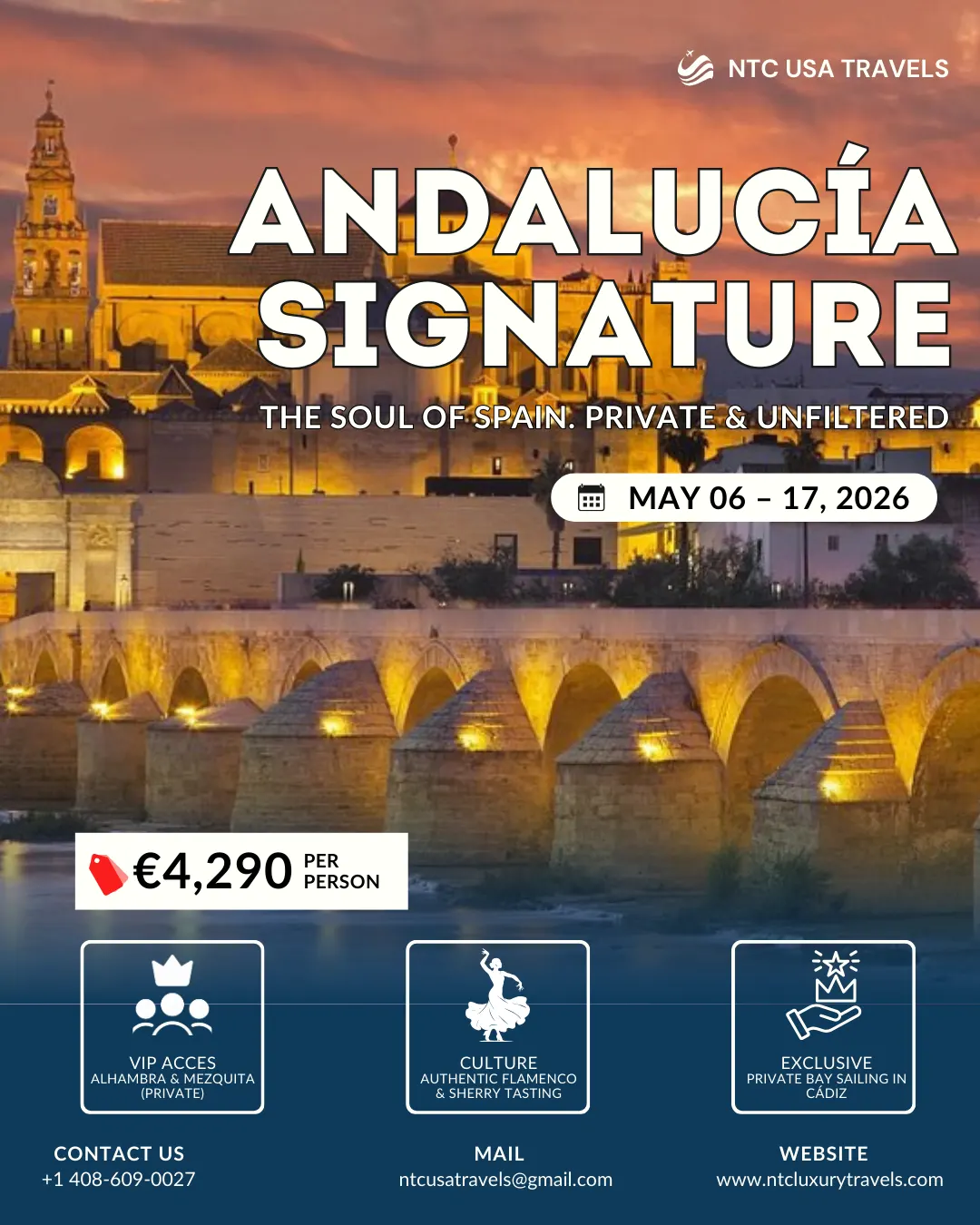 Andalucía luxury travel moment by NTC