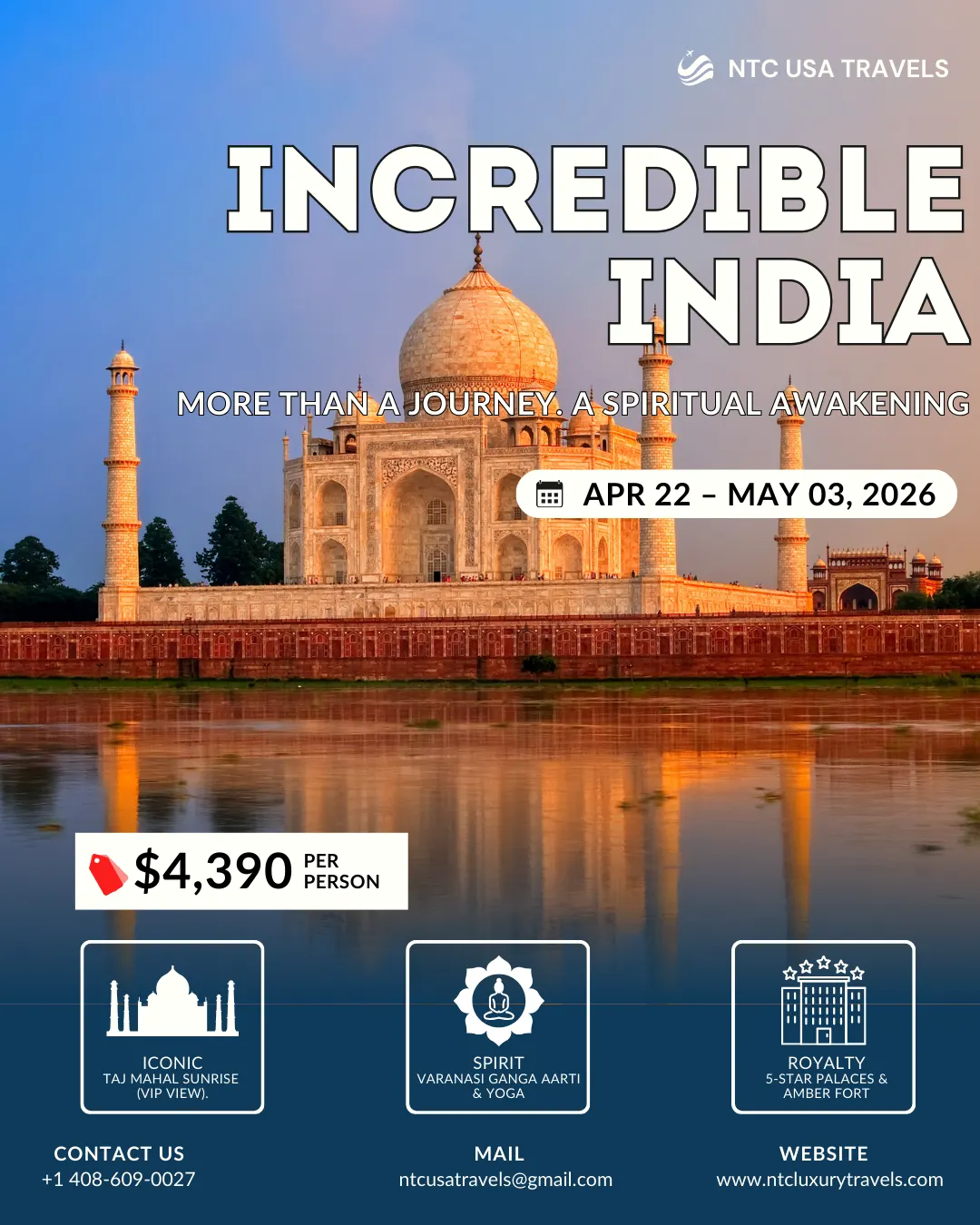 India luxury travel moment by NTC